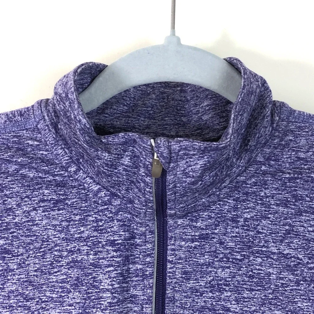 Nike Baltimore Ravens NFL Dri-Fit 1/4 Zip Pullover Sweatshirt Womens Sz L Purple